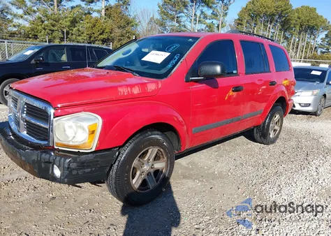 2006 Dodge Durango Slt z USA, uszkodzony, nr VIN 1D4HB48N66F190853